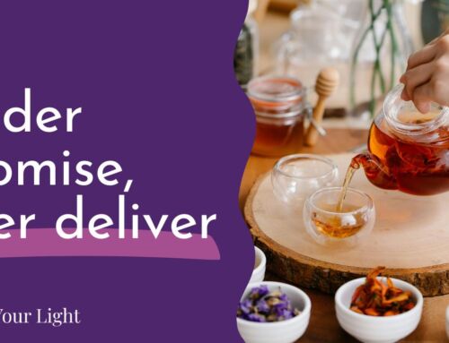 Under promise en over deliver